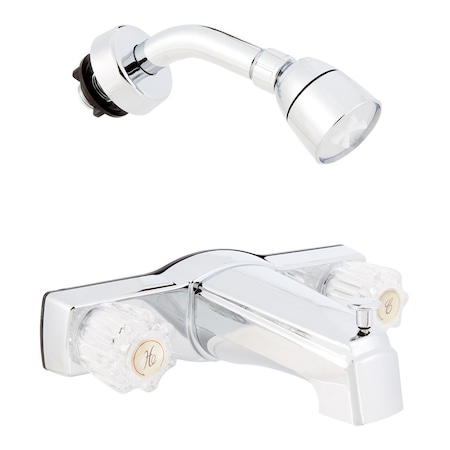 American Brass American Brass 2-Handle Chrome Plated Bath Faucet YJ68